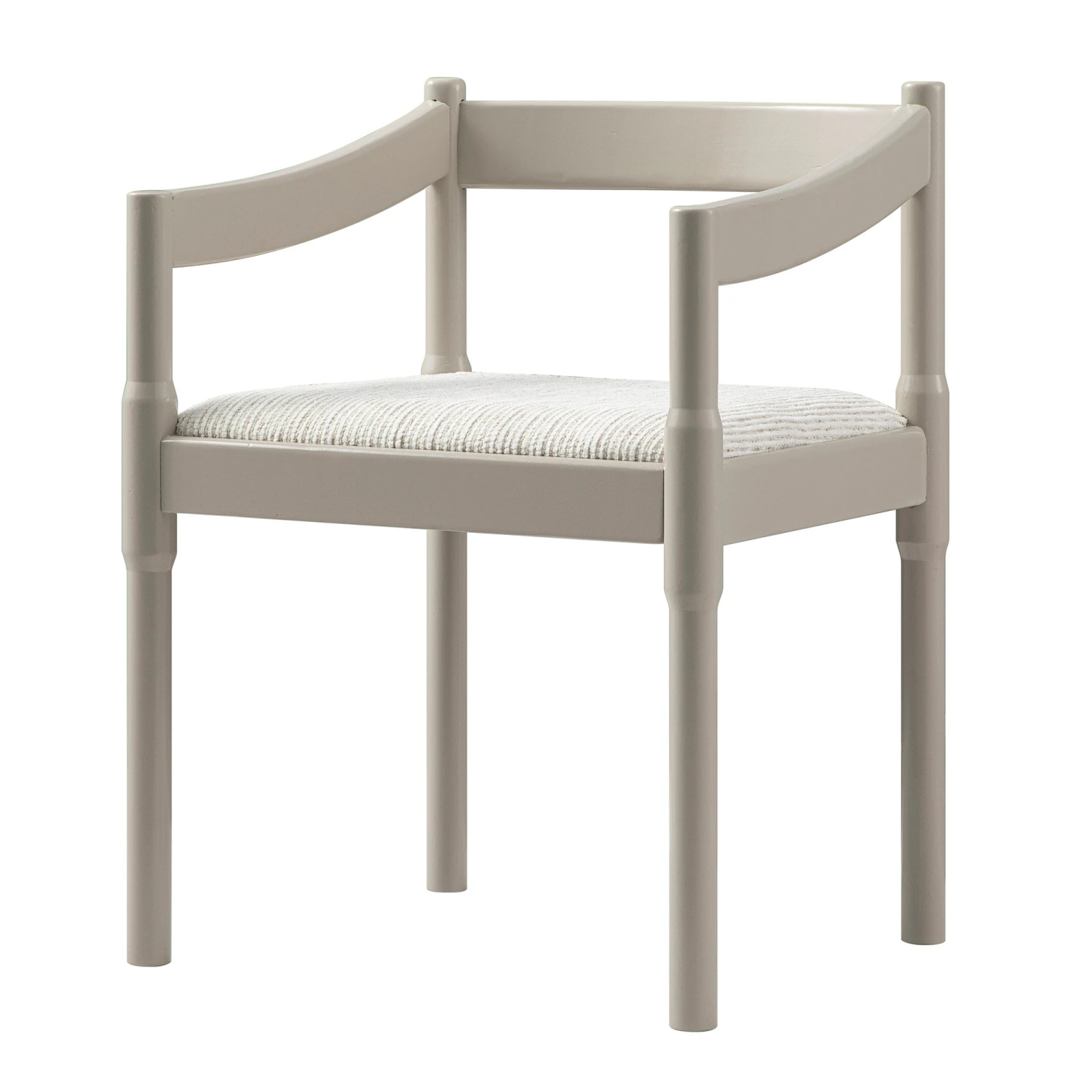 Minley 2-in-1 Carver Chair, Light Taupe High Gloss 1 Minley 2-in-1 Carver Chair, Light Taupe High Gloss