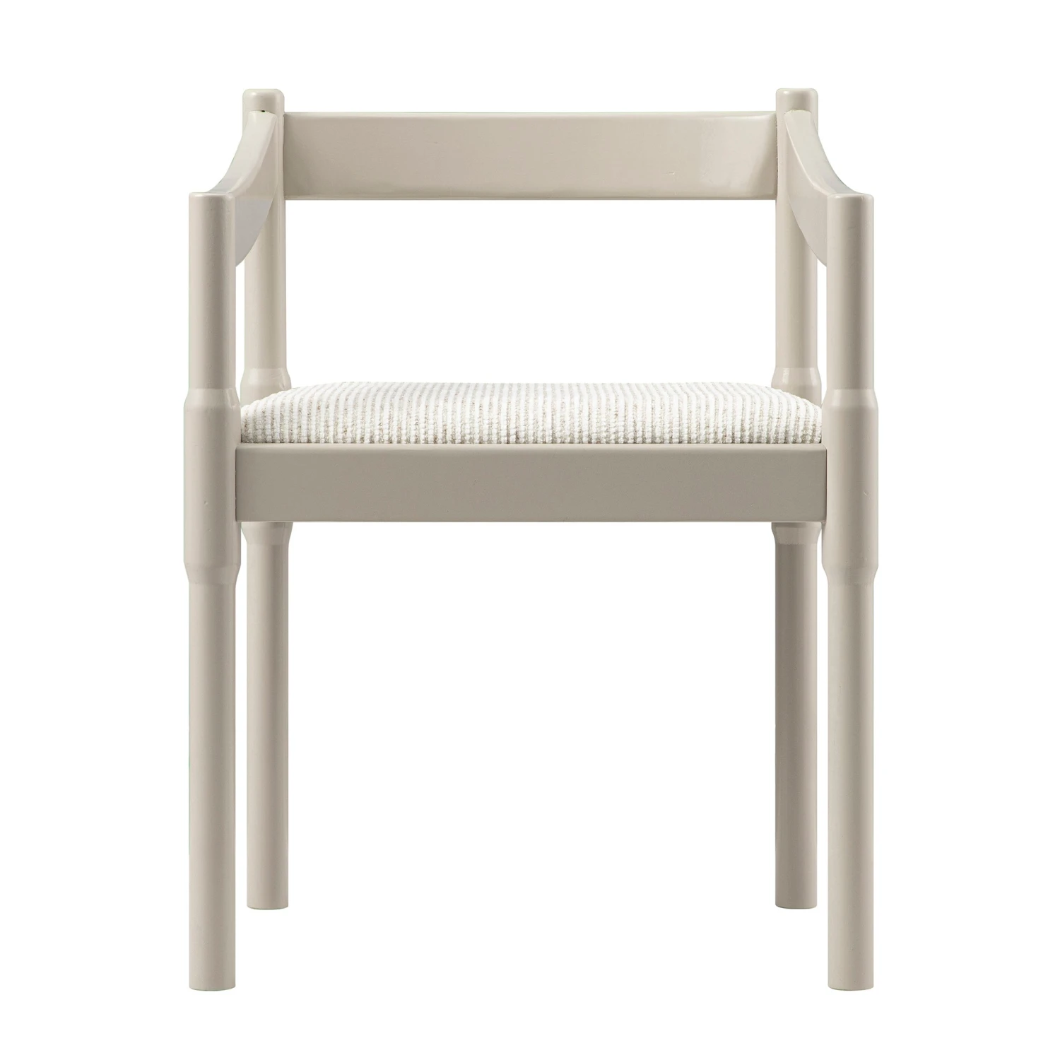 Minley 2-in-1 Carver Chair, Light Taupe High Gloss 6 Minley 2-in-1 Carver Chair, Light Taupe High Gloss - Image 6