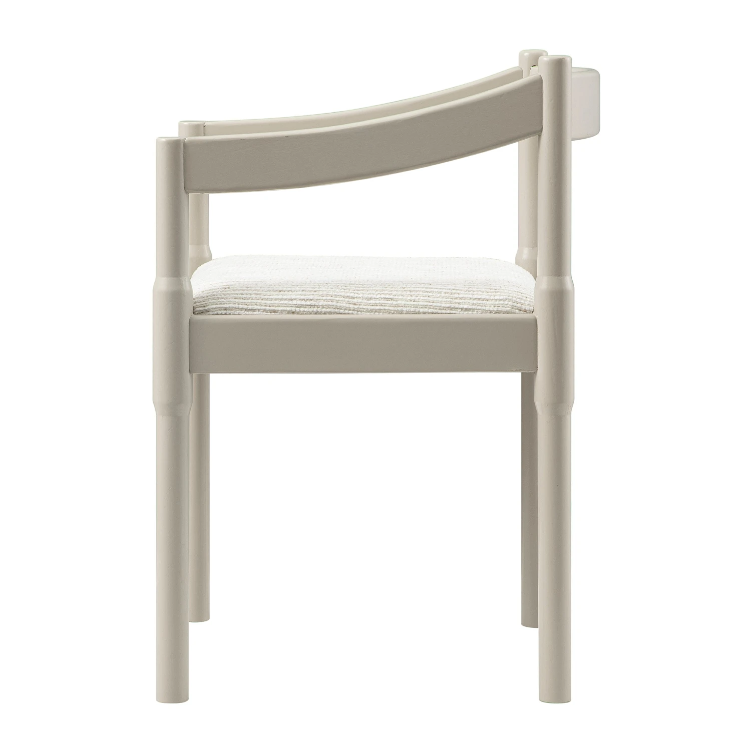 Minley 2-in-1 Carver Chair, Light Taupe High Gloss 8 Minley 2-in-1 Carver Chair, Light Taupe High Gloss - Image 8