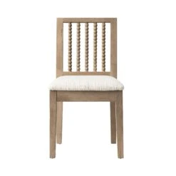Hemingford Set Of 2 Beige Textured Fabric Bobbin Spindle Washed Oak Dining Chairs 18 Hemingford Set Of 2 Beige Textured Fabric Bobbin Spindle Washed Oak Dining Chairs -Daals Store DCH 511 BEIGEWOV WASH 2P WB3
