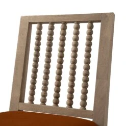 Hemingford Set Of 2 Rust Velvet Bobbin Spindle Washed Oak Dining Chairs 19 Hemingford Set Of 2 Rust Velvet Bobbin Spindle Washed Oak Dining Chairs -Daals Store DCH 511 RUSTVEL WASH 2P detail1