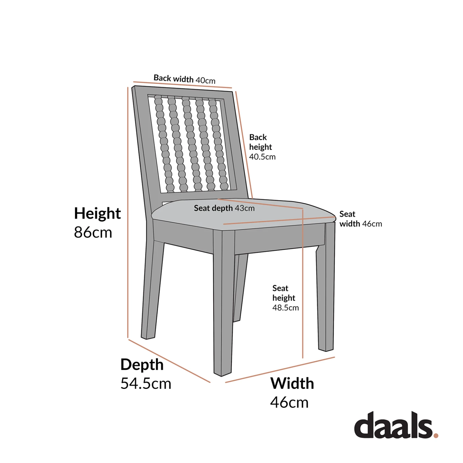 Hemingford Set Of 2 Rust Velvet Bobbin Spindle Washed Oak Dining Chairs 3 Hemingford Set Of 2 Rust Velvet Bobbin Spindle Washed Oak Dining Chairs - Image 3
