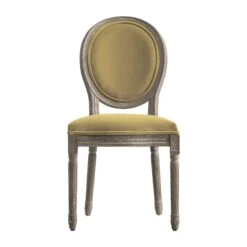 Lainston Set Of 2 Classic Weathered Oak Dining Chairs, Fudge Velvet -Daals Store DCH 88 FUDGEVEL WTH 2P WB2