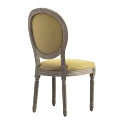 Lainston Set Of 2 Classic Weathered Oak Dining Chairs, Fudge Velvet -Daals Store DCH 88 FUDGEVEL WTH 2P WB4