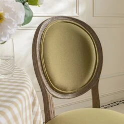 Lainston Set Of 2 Classic Weathered Oak Dining Chairs, Fudge Velvet -Daals Store DCH 88 FUDGEVEL WTH 2P scene4