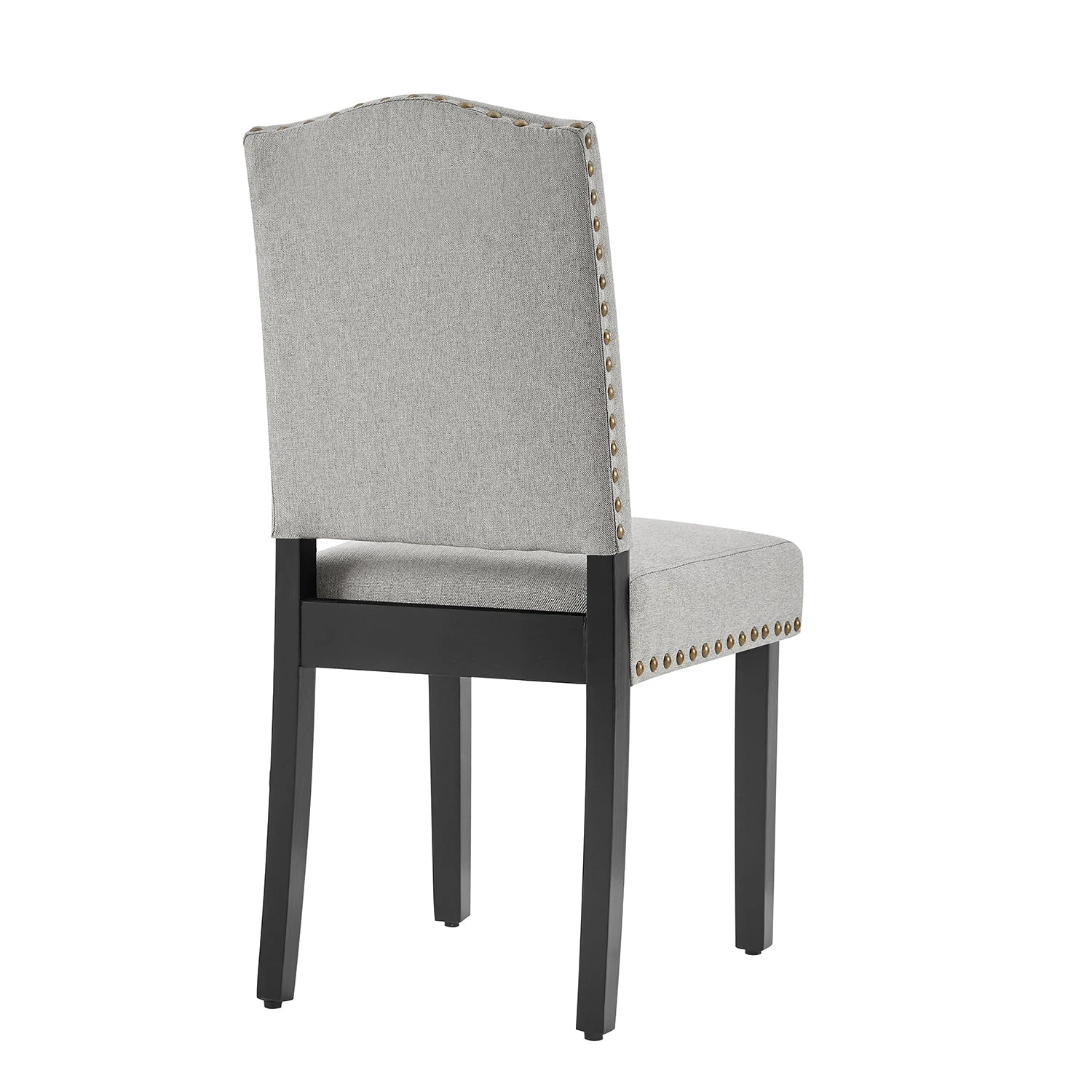 Draycott Set Of 2 Grey Fabric Dining Chairs 7 Draycott Set Of 2 Grey Fabric Dining Chairs - Image 7