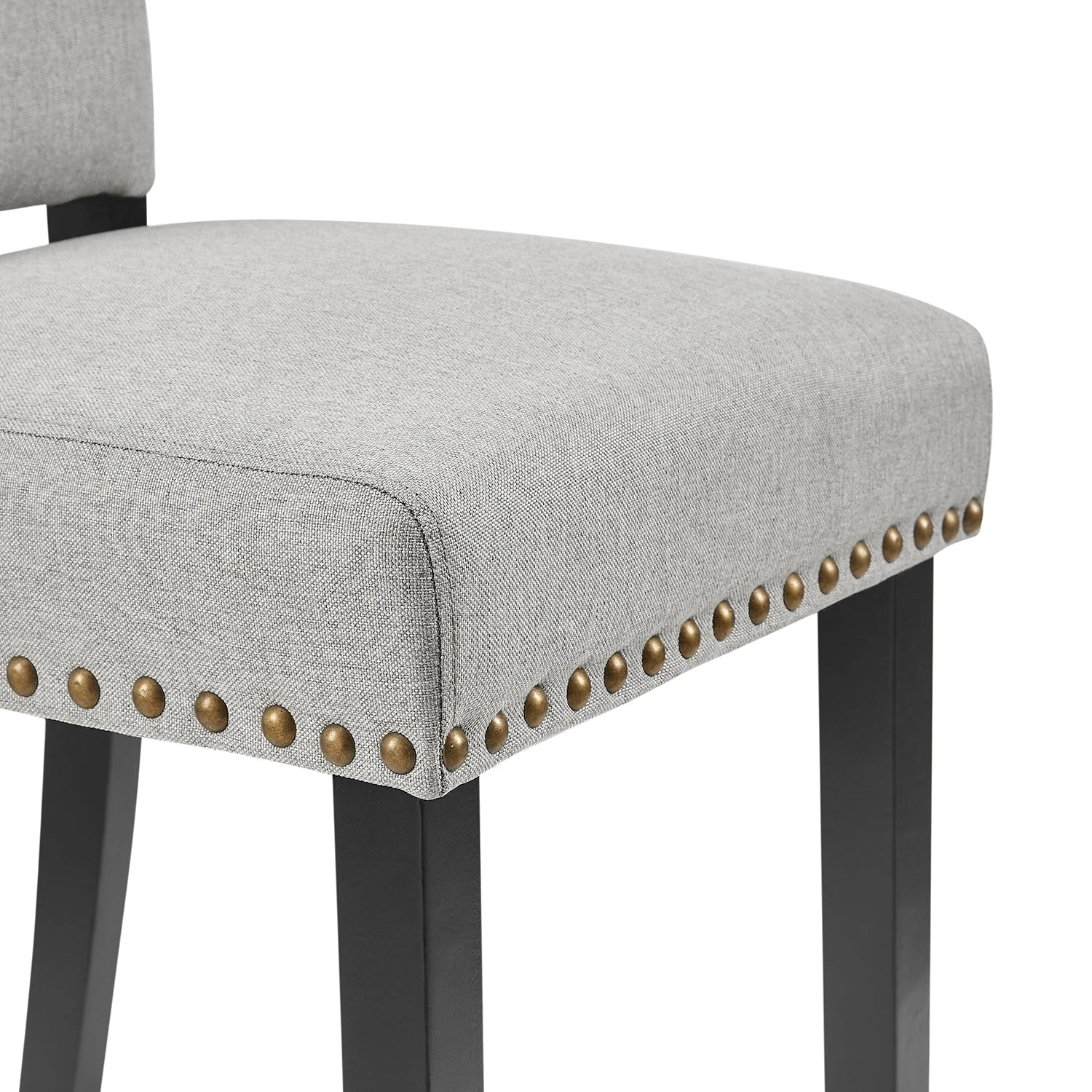 Draycott Set Of 2 Grey Fabric Dining Chairs 9 Draycott Set Of 2 Grey Fabric Dining Chairs - Image 9