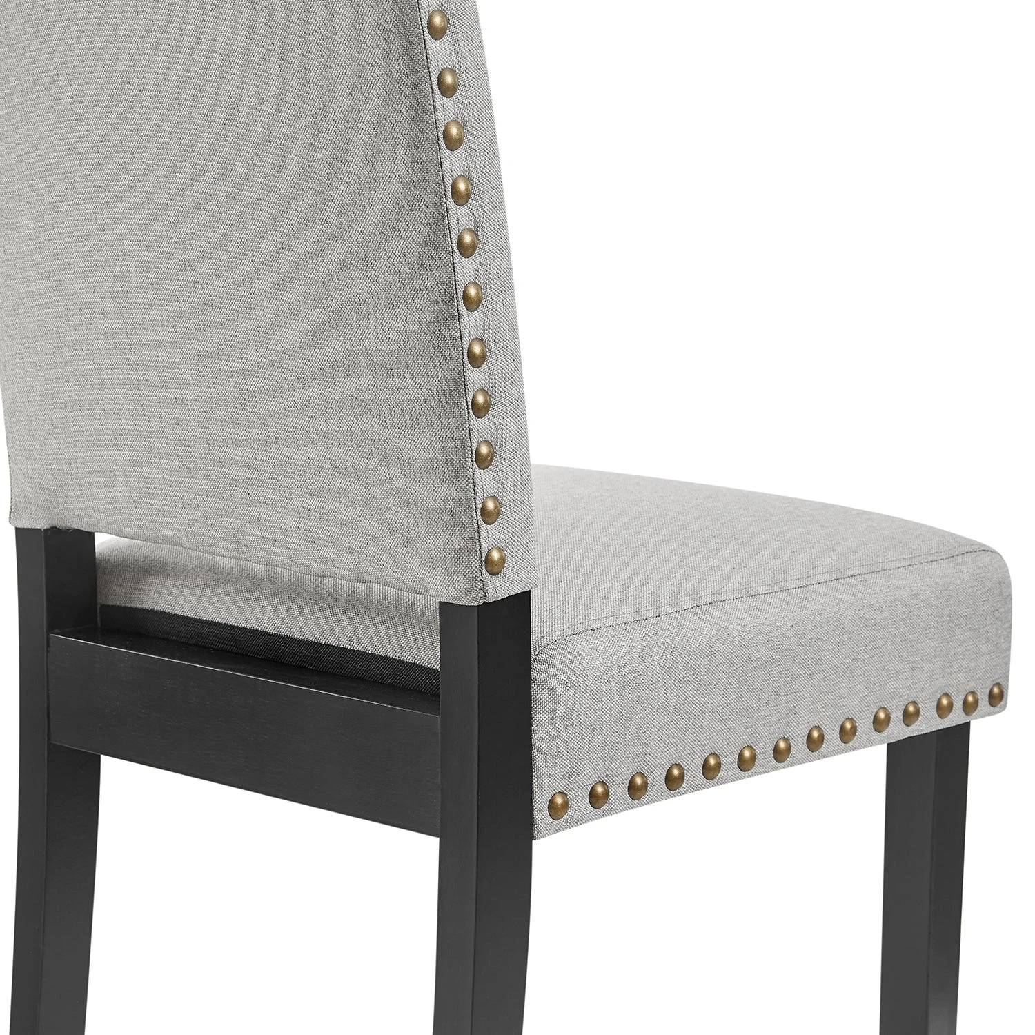 Draycott Set Of 2 Grey Fabric Dining Chairs 10 Draycott Set Of 2 Grey Fabric Dining Chairs - Image 10