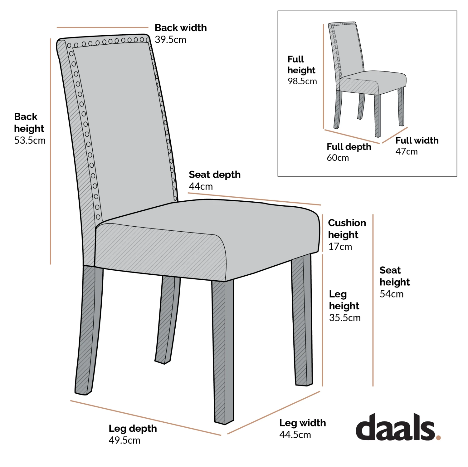 Maidwell Set Of 2 Grey Velvet Dining Chairs 4 Maidwell Set Of 2 Grey Velvet Dining Chairs - Image 4