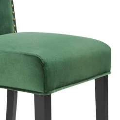 Maidwell Set Of 2 Green Velvet Dining Chairs -Daals Store DCH LW8116 GREENVEL 2P detail2