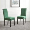 Maidwell Set Of 2 Green Velvet Dining Chairs 22 Maidwell Set Of 2 Green Velvet Dining Chairs -Daals Store DCH LW8116 GREENVEL 2P main