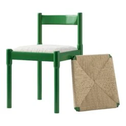 Minley 2-in-1 Dining Chair, Palm Green High Gloss -Daals Store DHC 241 PALMGREEN GLOS WB3