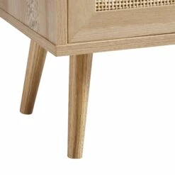 Frances Woven Rattan 1-Door Bathroom Cabinet, Natural -Daals Store FT BAC 01 NAT detail3