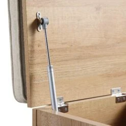 Frances Woven Rattan Triple Storage Stool Set With Cushion, Natural -Daals Store FT BENCH 04 COMBO NAT detail2