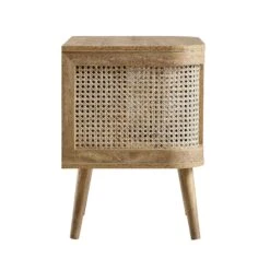 Izzy Curved Rattan Bedside Table, Natural 18 Izzy Curved Rattan Bedside Table, Natural -Daals Store FT BST 04 NAT WB3