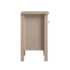 Oakham 1-Drawer Bedside Table, Deep Greige 20 Oakham 1-Drawer Bedside Table, Deep Greige -Daals Store FT BST 06 BEIGE WB4