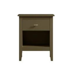 Oakham 1-Drawer Bedside Table, Olive Grove -Daals Store FT BST 06 DOLIVE WB1
