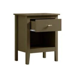 Oakham 1-Drawer Bedside Table, Olive Grove -Daals Store FT BST 06 DOLIVE WB3