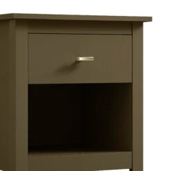 Oakham 1-Drawer Bedside Table, Olive Grove -Daals Store FT BST 06 DOLIVE detail1