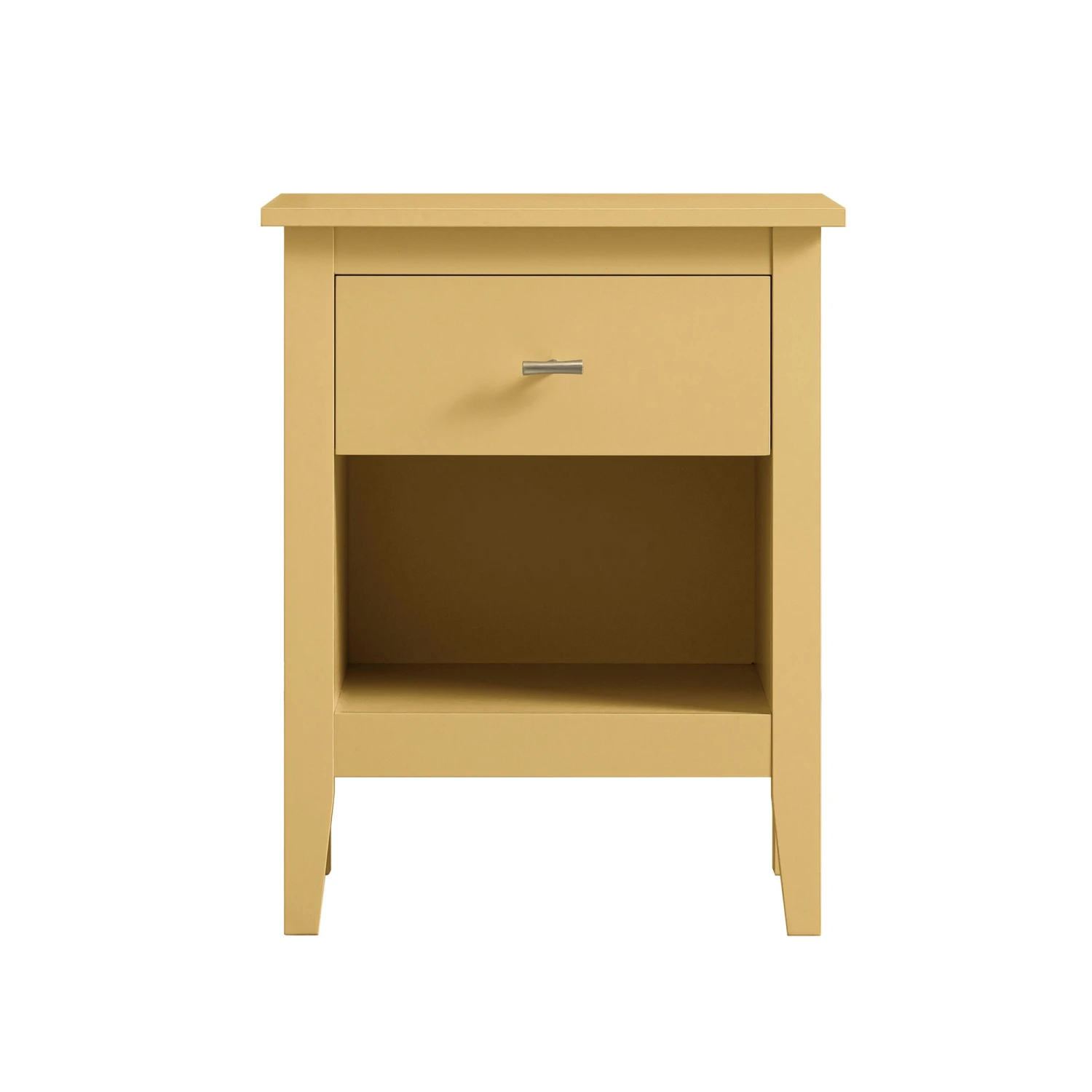 Oakham 1-Drawer Bedside Table, Rattan Yellow 6 Oakham 1-Drawer Bedside Table, Rattan Yellow - Image 6