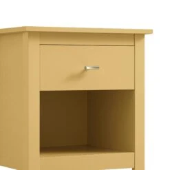Oakham 1-Drawer Bedside Table, Rattan Yellow 24 Oakham 1-Drawer Bedside Table, Rattan Yellow -Daals Store FT BST 06 SAFYEL detail1