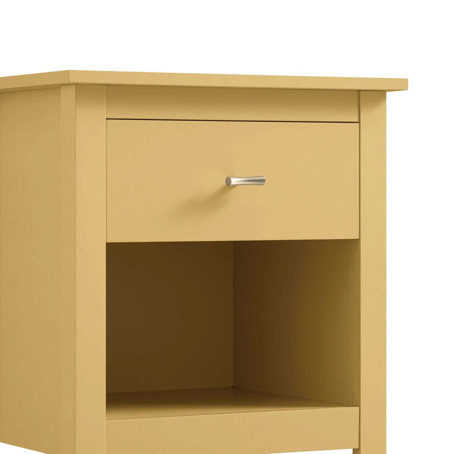 Oakham 1-Drawer Bedside Table, Rattan Yellow 12 Oakham 1-Drawer Bedside Table, Rattan Yellow - Image 12