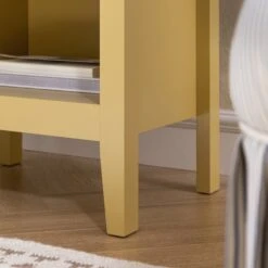 Oakham 1-Drawer Bedside Table, Rattan Yellow 17 Oakham 1-Drawer Bedside Table, Rattan Yellow -Daals Store FT BST 06 SAFYEL scene4