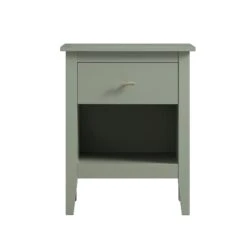 Oakham 1-Drawer Bedside Table, Desert Sage 18 Oakham 1-Drawer Bedside Table, Desert Sage -Daals Store FT BST 06 SAGE WB1