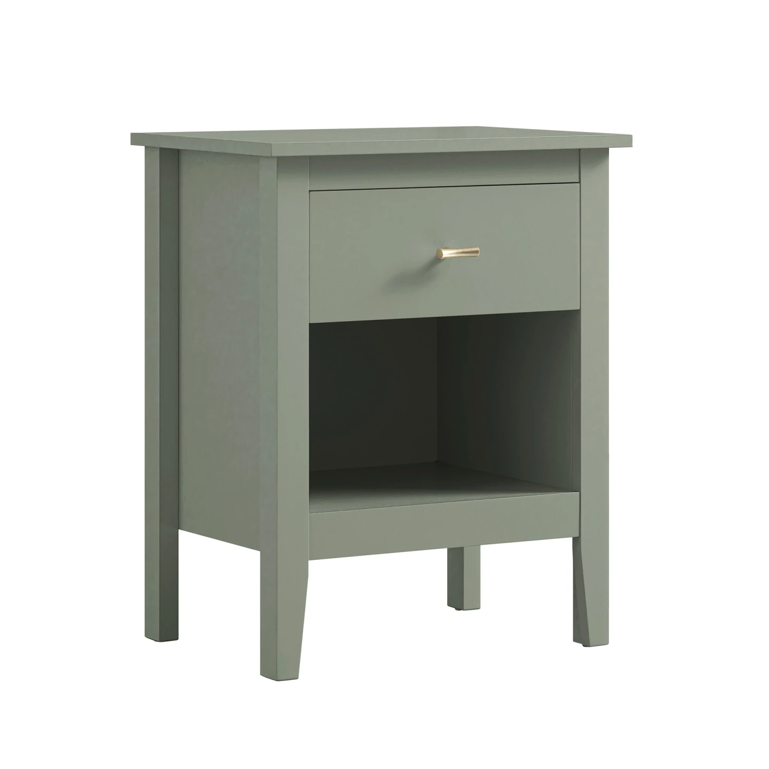 Oakham 1-Drawer Bedside Table, Desert Sage 7 Oakham 1-Drawer Bedside Table, Desert Sage - Image 7