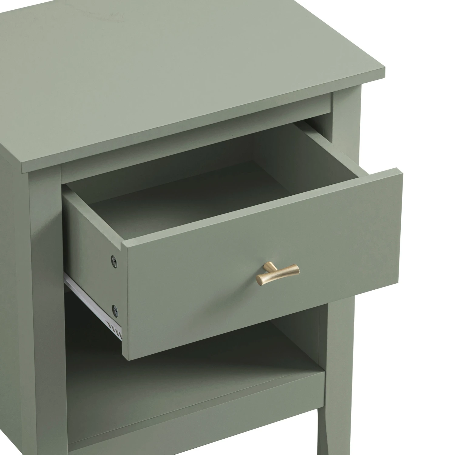 Oakham 1-Drawer Bedside Table, Desert Sage 13 Oakham 1-Drawer Bedside Table, Desert Sage - Image 13