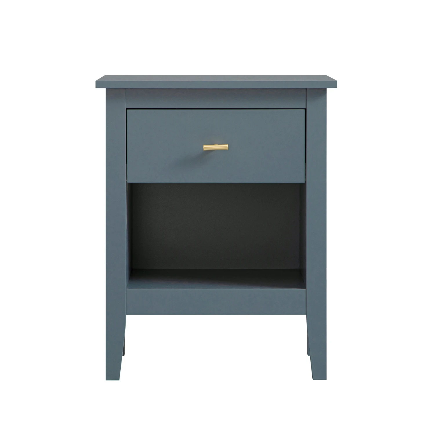 Oakham 1-Drawer Bedside Table, Stormy Blue 5 Oakham 1-Drawer Bedside Table, Stormy Blue - Image 5