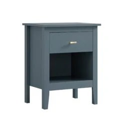 Oakham 1-Drawer Bedside Table, Stormy Blue 17 Oakham 1-Drawer Bedside Table, Stormy Blue -Daals Store FT BST 06 STORM WB2