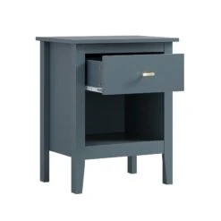 Oakham 1-Drawer Bedside Table, Stormy Blue 19 Oakham 1-Drawer Bedside Table, Stormy Blue -Daals Store FT BST 06 STORM WB3