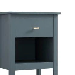 Oakham 1-Drawer Bedside Table, Stormy Blue 22 Oakham 1-Drawer Bedside Table, Stormy Blue -Daals Store FT BST 06 STORM detail1