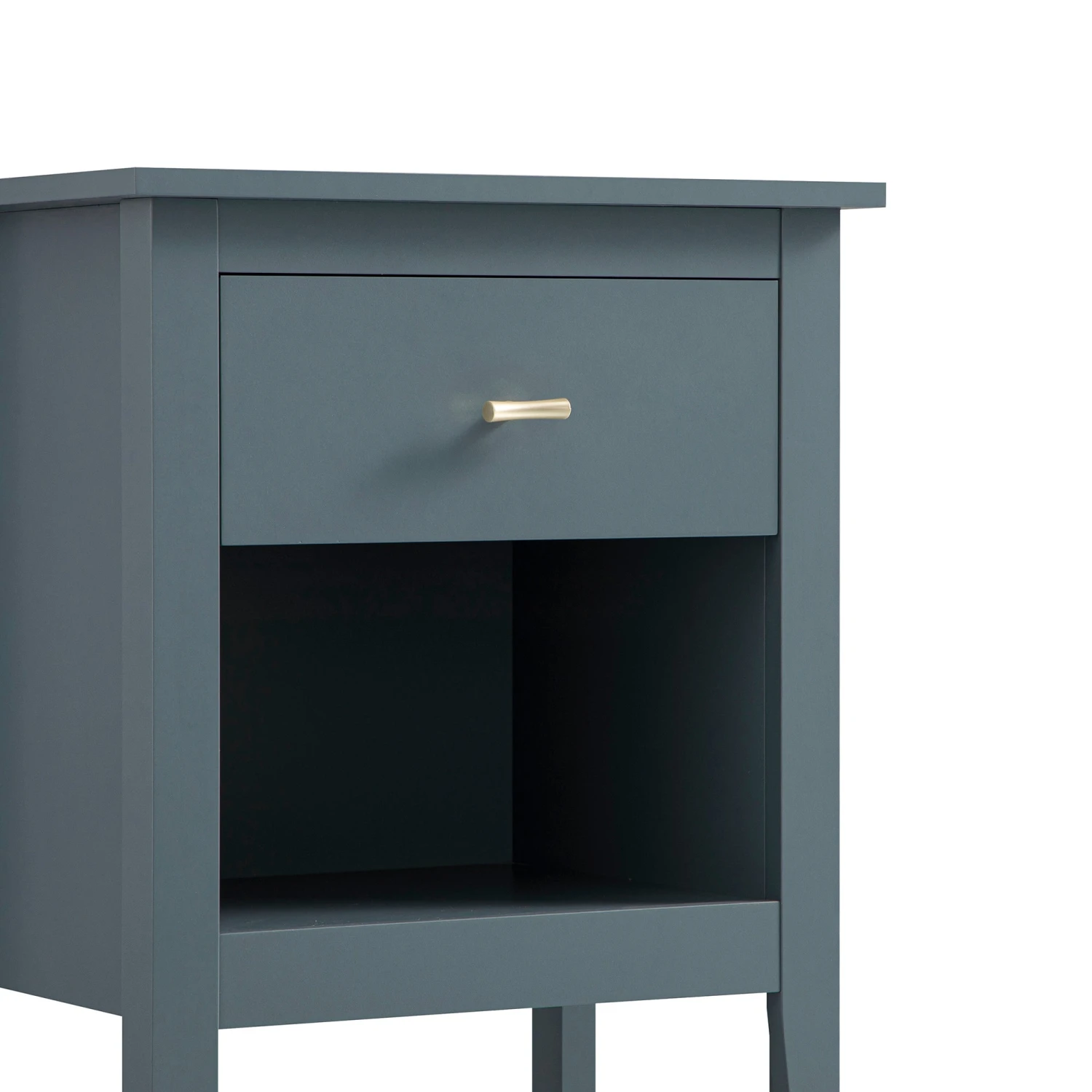 Oakham 1-Drawer Bedside Table, Stormy Blue 11 Oakham 1-Drawer Bedside Table, Stormy Blue - Image 11