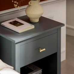 Oakham 1-Drawer Bedside Table, Stormy Blue 14 Oakham 1-Drawer Bedside Table, Stormy Blue -Daals Store FT BST 06 STORM scene2