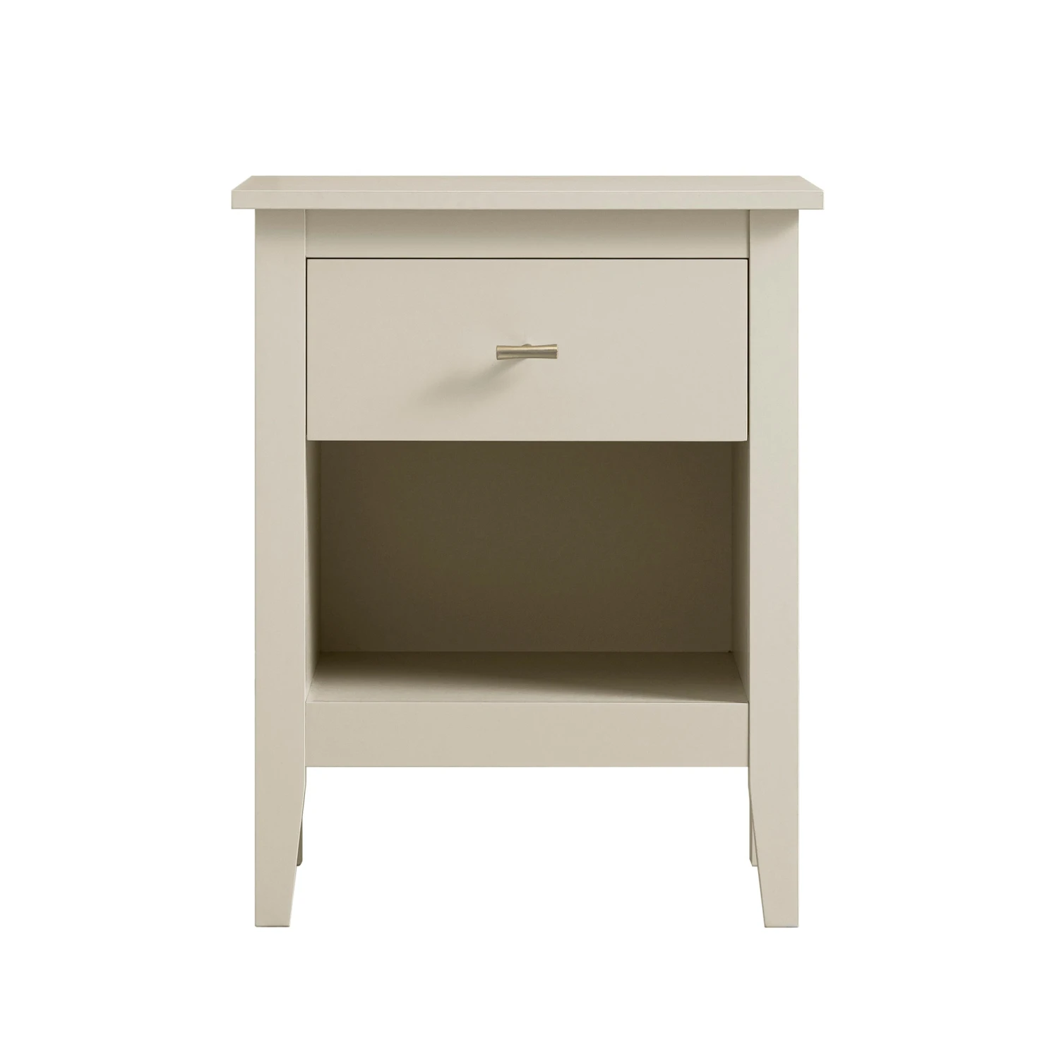 Oakham 1-Drawer Bedside Table, Shaded White 5 Oakham 1-Drawer Bedside Table, Shaded White - Image 5