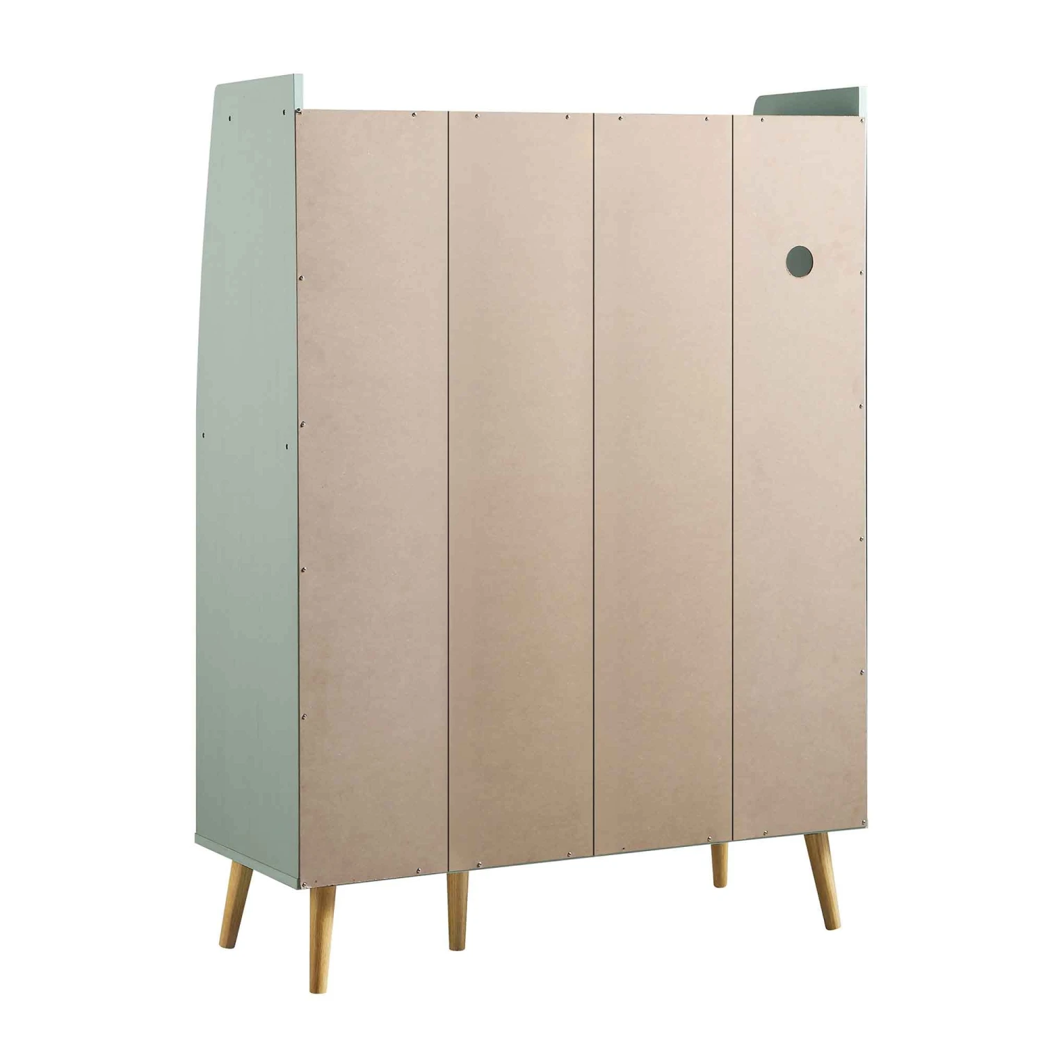 Frances Woven Rattan Kitchen Cabinet, Mint 9 Frances Woven Rattan Kitchen Cabinet, Mint - Image 9