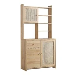 Frances Woven Rattan Dresser, Natural 17 Frances Woven Rattan Dresser, Natural -Daals Store FT BUFFET 02 NAT WB2