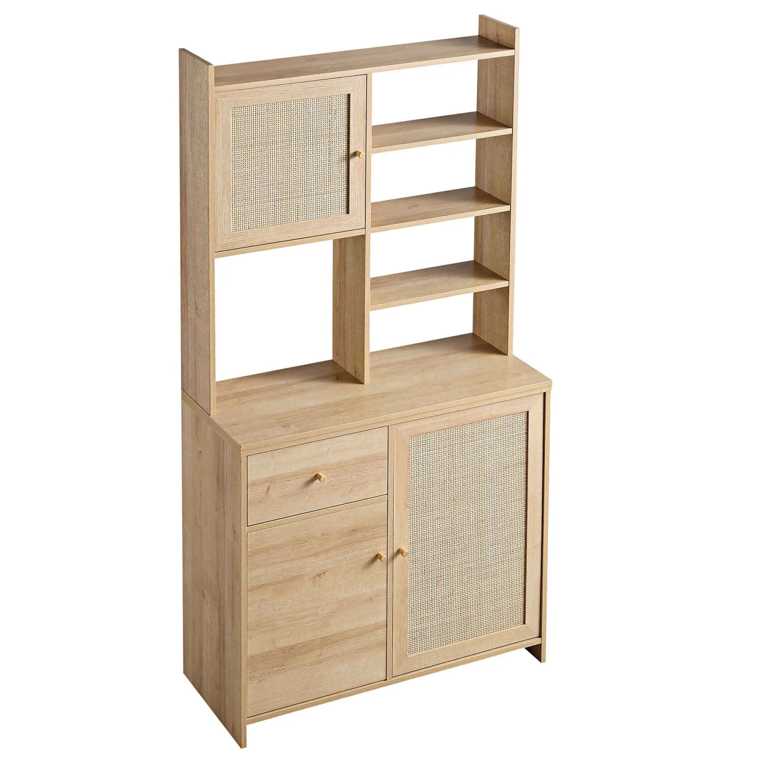 Frances Woven Rattan Dresser, Natural 8 Frances Woven Rattan Dresser, Natural - Image 8