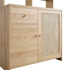 Frances Woven Rattan Dresser, Natural 23 Frances Woven Rattan Dresser, Natural -Daals Store FT BUFFET 02 NAT detail1