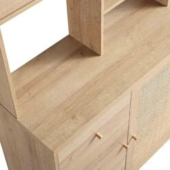 Frances Woven Rattan Dresser, Natural 25 Frances Woven Rattan Dresser, Natural -Daals Store FT BUFFET 02 NAT detail3