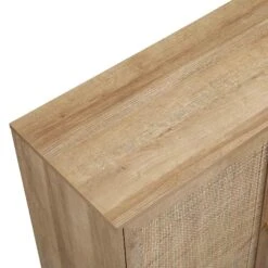 Frances Woven Rattan Display Cabinet, Natural 23 Frances Woven Rattan Display Cabinet, Natural -Daals Store FT CAB 01 NAT detail2