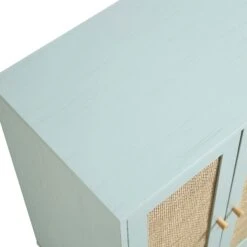 Frances Woven Rattan Drinks Cabinet, Mint -Daals Store FT CAB 02 SAGE detail3