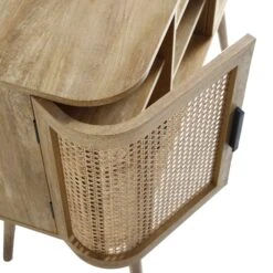 Izzy Curved Rattan 2-Door Buffet Sideboard, Natural 26 Izzy Curved Rattan 2-Door Buffet Sideboard, Natural -Daals Store FT CAB 04 NAT detail1
