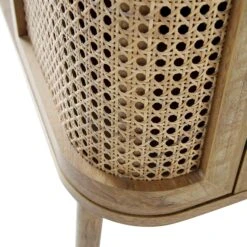 Izzy Curved Rattan 2-Door Buffet Sideboard, Natural 30 Izzy Curved Rattan 2-Door Buffet Sideboard, Natural -Daals Store FT CAB 04 NAT detail5