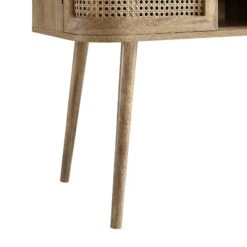 Izzy Curved Rattan 2-Door Buffet Sideboard, Natural 31 Izzy Curved Rattan 2-Door Buffet Sideboard, Natural -Daals Store FT CAB 04 NAT detail6