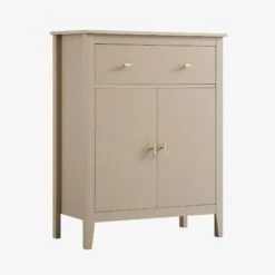 Oakham Small Sideboard With Drawer, Deep Greige 21 Oakham Small Sideboard With Drawer, Deep Greige -Daals Store FT CAB 06 BEIGE WB2