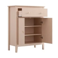 Oakham Small Sideboard With Drawer, Nude Pink -Daals Store FT CAB 06 NUDE WB4