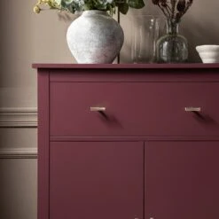 Oakham Small Sideboard With Drawer, Wild Cherry 20 Oakham Small Sideboard With Drawer, Wild Cherry -Daals Store FT CAB 06 PRED scene3
